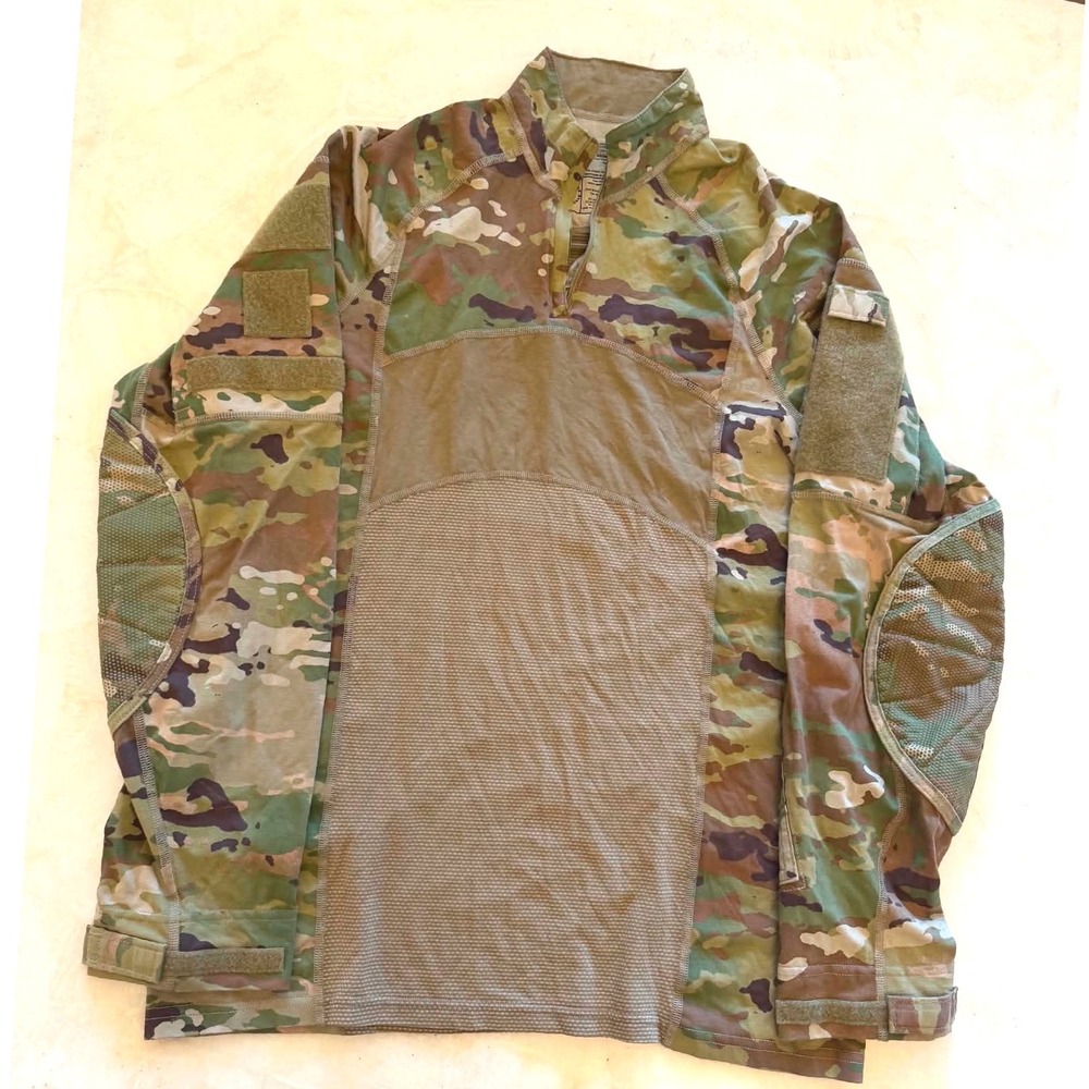 US Army Combat Shirt Flame Resistant Multicam OCP Tactical Top XL M-055